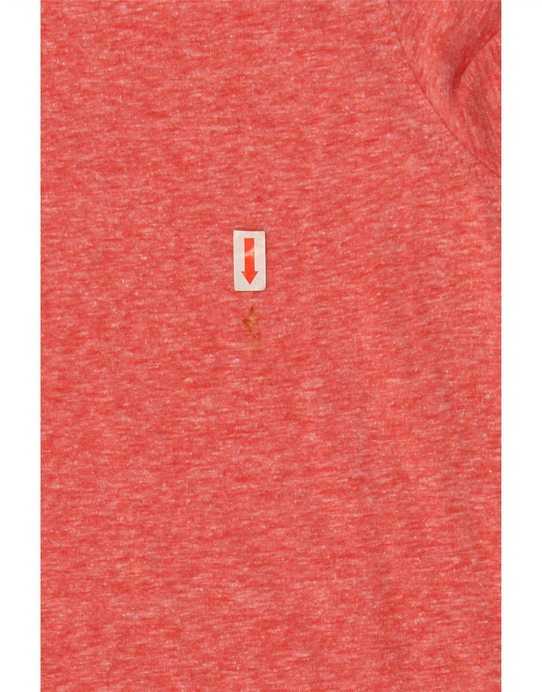 Мужская футболка обычного кроя Tommy Hilfiger Top XL из полиэстера красного цвета в крапинку