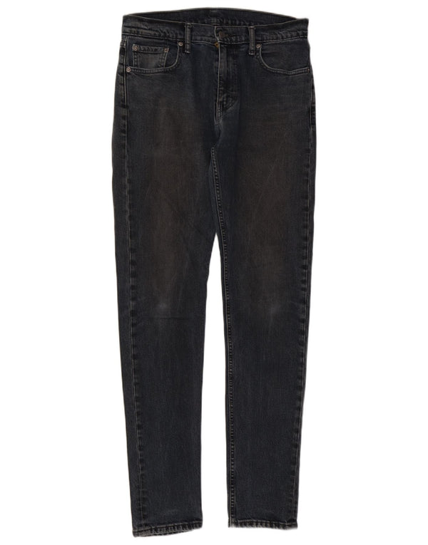 Мужские зауженные джинсы Levi's 512 W30 L34 Темно-синие, хлопок