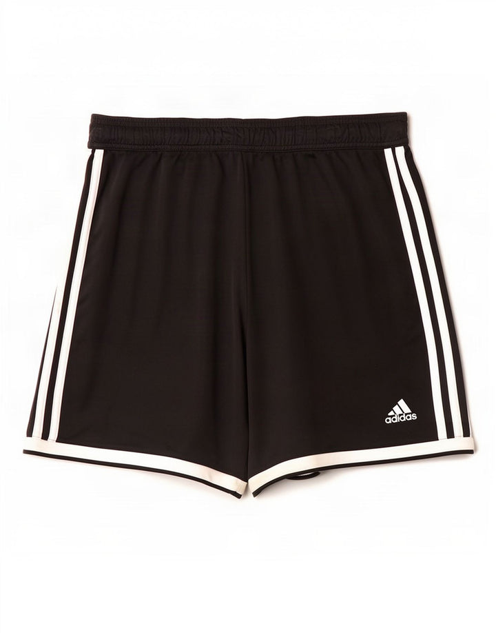 Мужские спортивные шорты Adidas Climalite, большие черные из полиэстера