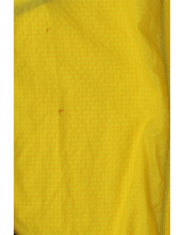 Мужская дождевик с капюшоном ADIDAS UK 36, маленькая желтая клетка, полиэстер