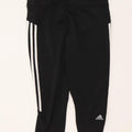 Женские леггинсы-капри Adidas Climalite UK 16, большие черные из полиэстера
