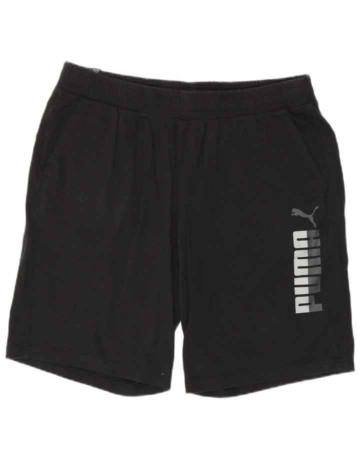 Мужские спортивные шорты с рисунком Puma XL, черные