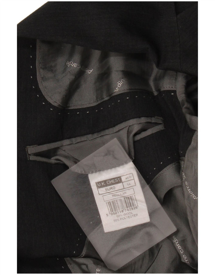 Мужской пиджак Pierre Cardin на 2 пуговицах IT 54 2XL Серый Шерстяной