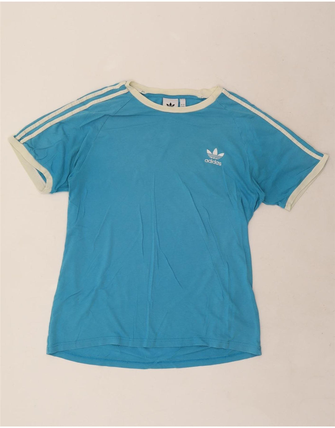 Мужская футболка Adidas Top большого синего цвета из хлопка