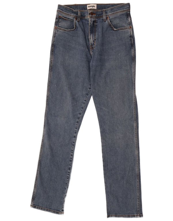 Мужские прямые джинсы Wrangler Texas W32 L34, синий хлопок
