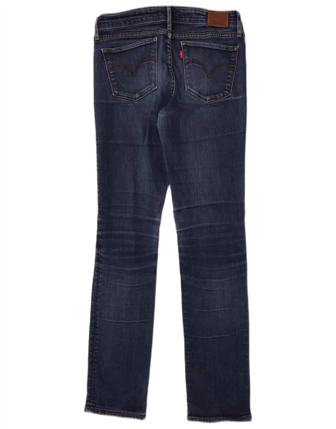 Женские узкие джинсы LEVI'S 712 W27 L30 синие, хлопок