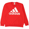 Мужской свитшот Adidas с рисунком XL, красный хлопок