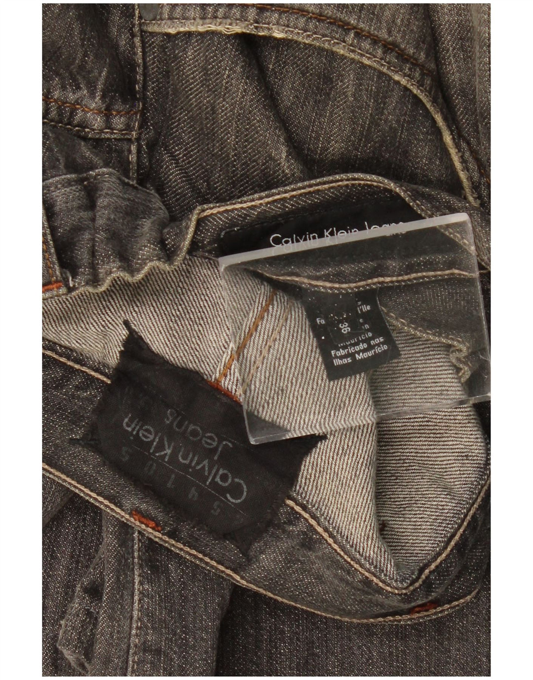 Мужские джинсы Bootcut CALVIN KLEIN W36 L30, черный хлопок