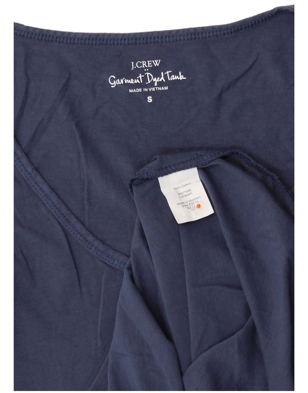 Женский жилет J. CREW Top UK 10, маленький, темно-синий, хлопок