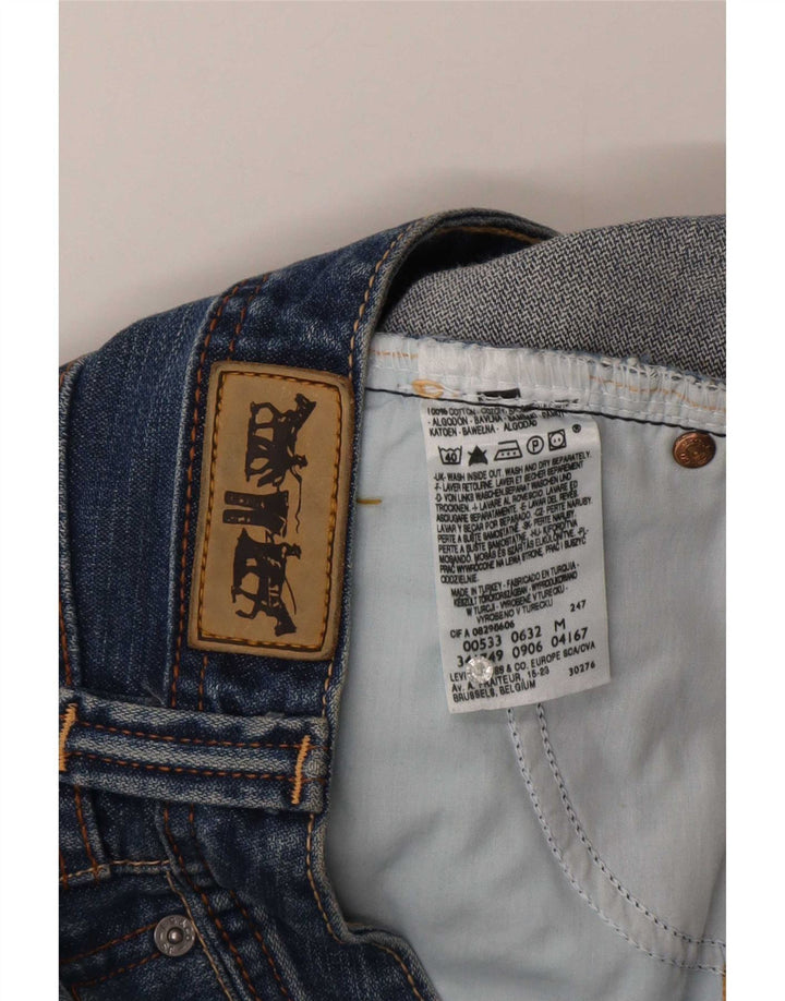 Женская джинсовая юбка Levi's Medium W30, синяя, хлопок