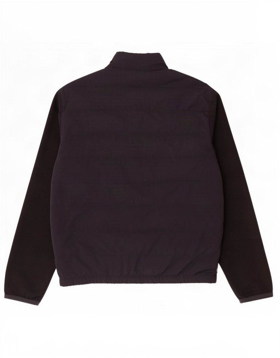 Мужская стеганая куртка Zara UK 40, большая темно-синяя, полиэстер с цветными блоками