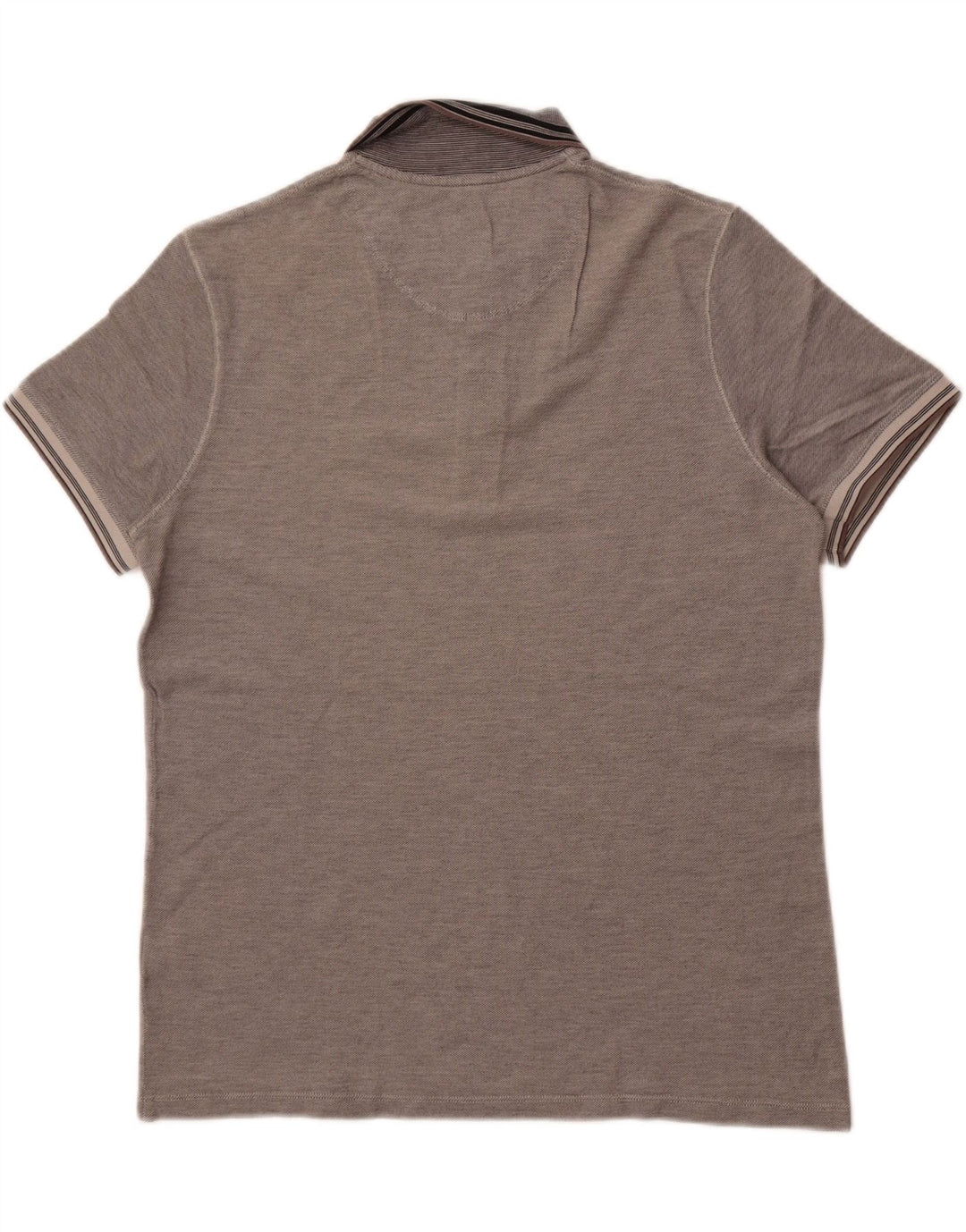 Мужская рубашка-поло стандартного кроя Hugo Boss, большая серая хлопковая ткань