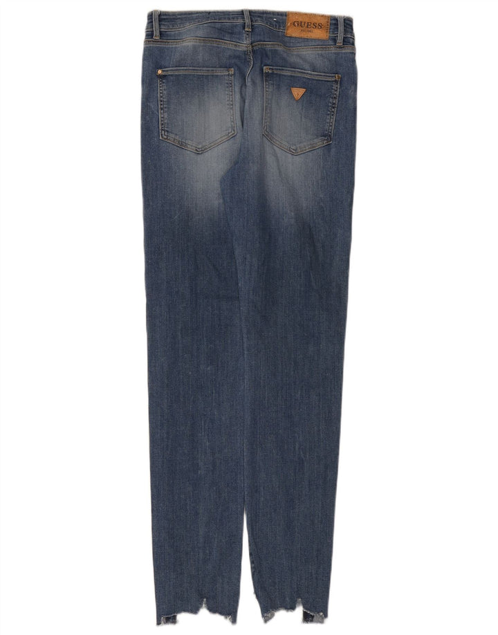 Женские джинсы скинни Guess W29 L32 синие из вискозы