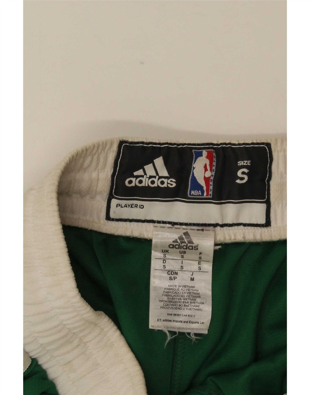 Мужские спортивные шорты Adidas Boston Celtics, маленькие зеленые полиэстер с цветными блоками