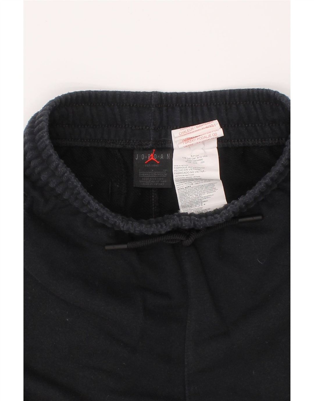 Спортивные шорты JORDAN для мальчиков с графическим рисунком, 8–9 лет, маленькие, черные, хлопковые
