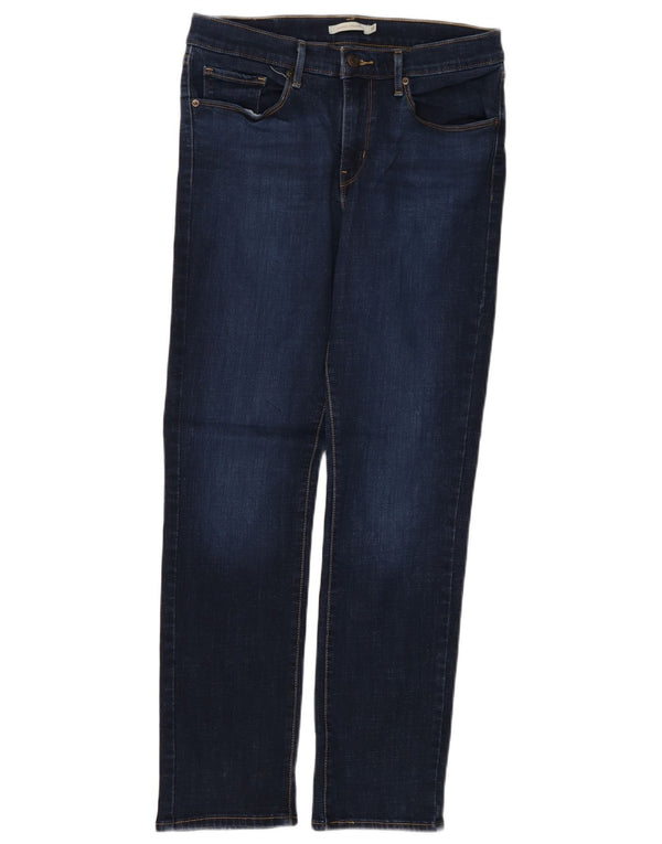Женские классические прямые джинсы LEVI'S, размер США 10, большие W30 L30, темно-синий, хлопок