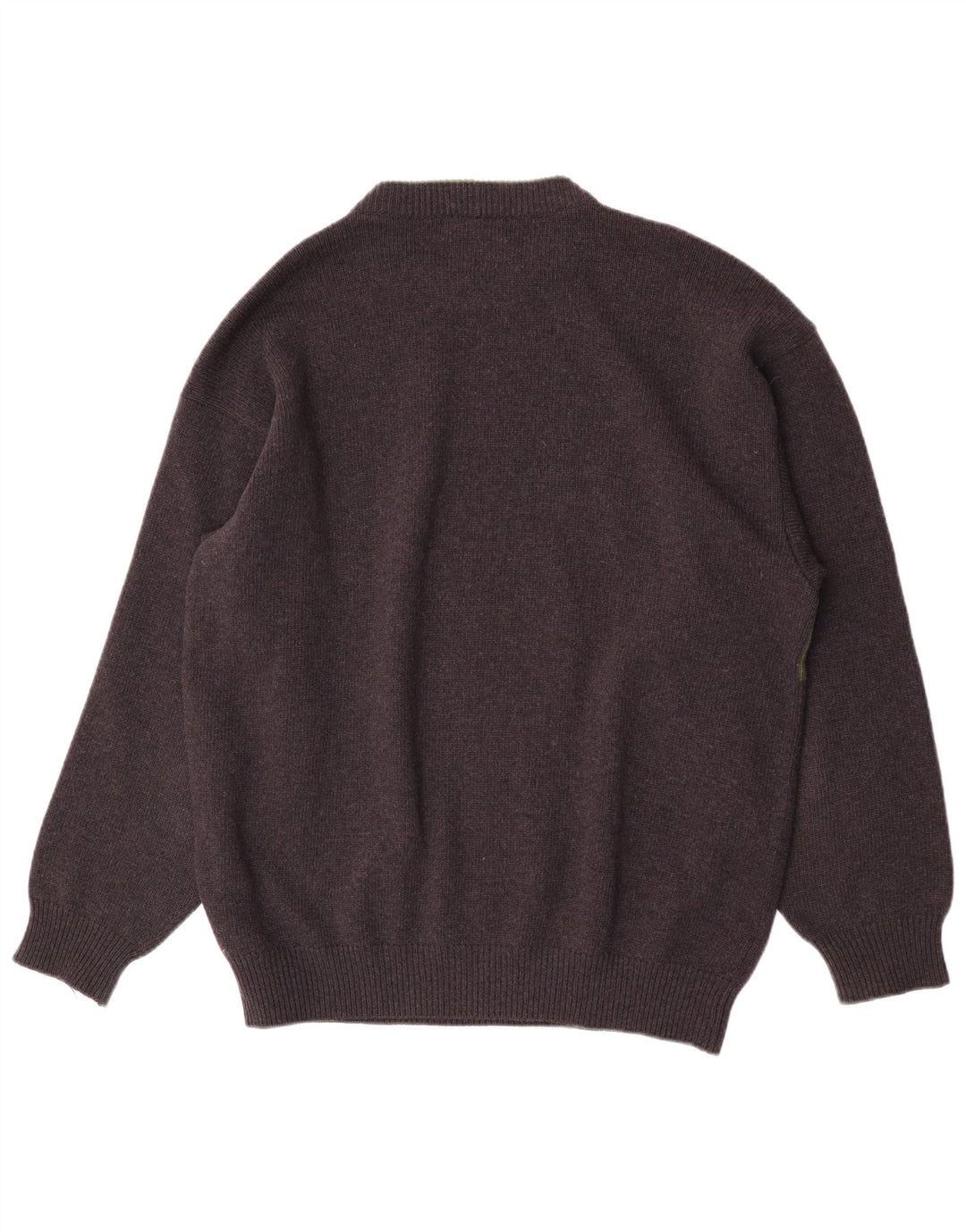 Мужской джемпер с круглым вырезом Iceberg, серый шерстяной свитер в стиле ретро