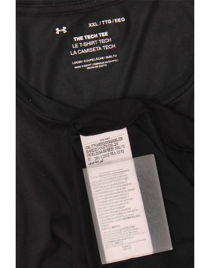 Мужская футболка Under Armour Top 2XL, черный полиэстер