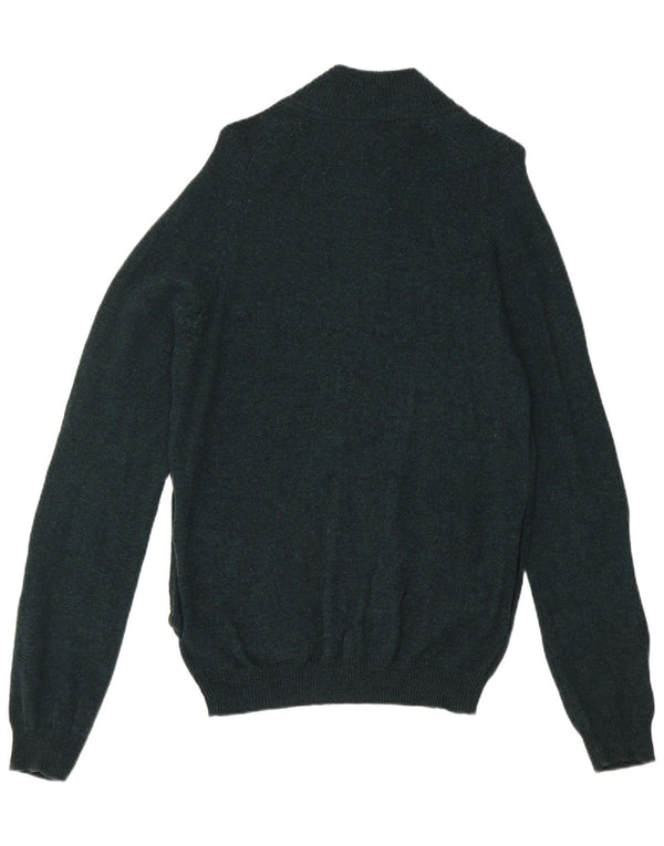 Marks & Spencer Mens Cardigan Sweater Medium Green Wool