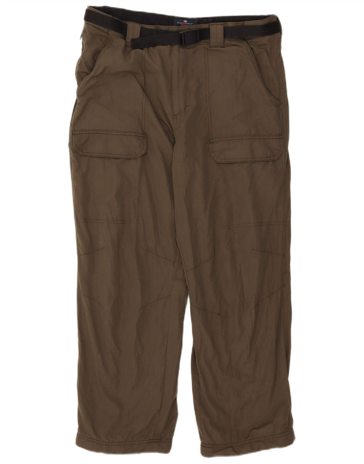 Мужские прямые брюки карго Marks & Spencer Blue Harbour W36 L29 хаки