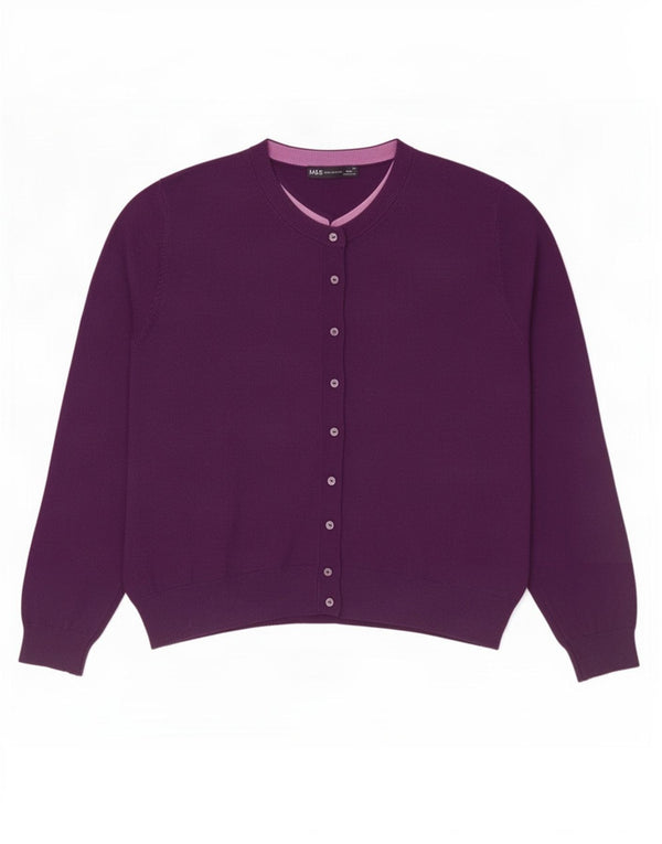 Женский кардиган Marks & Spencer UK 20 2XL Фиолетовый вискоза