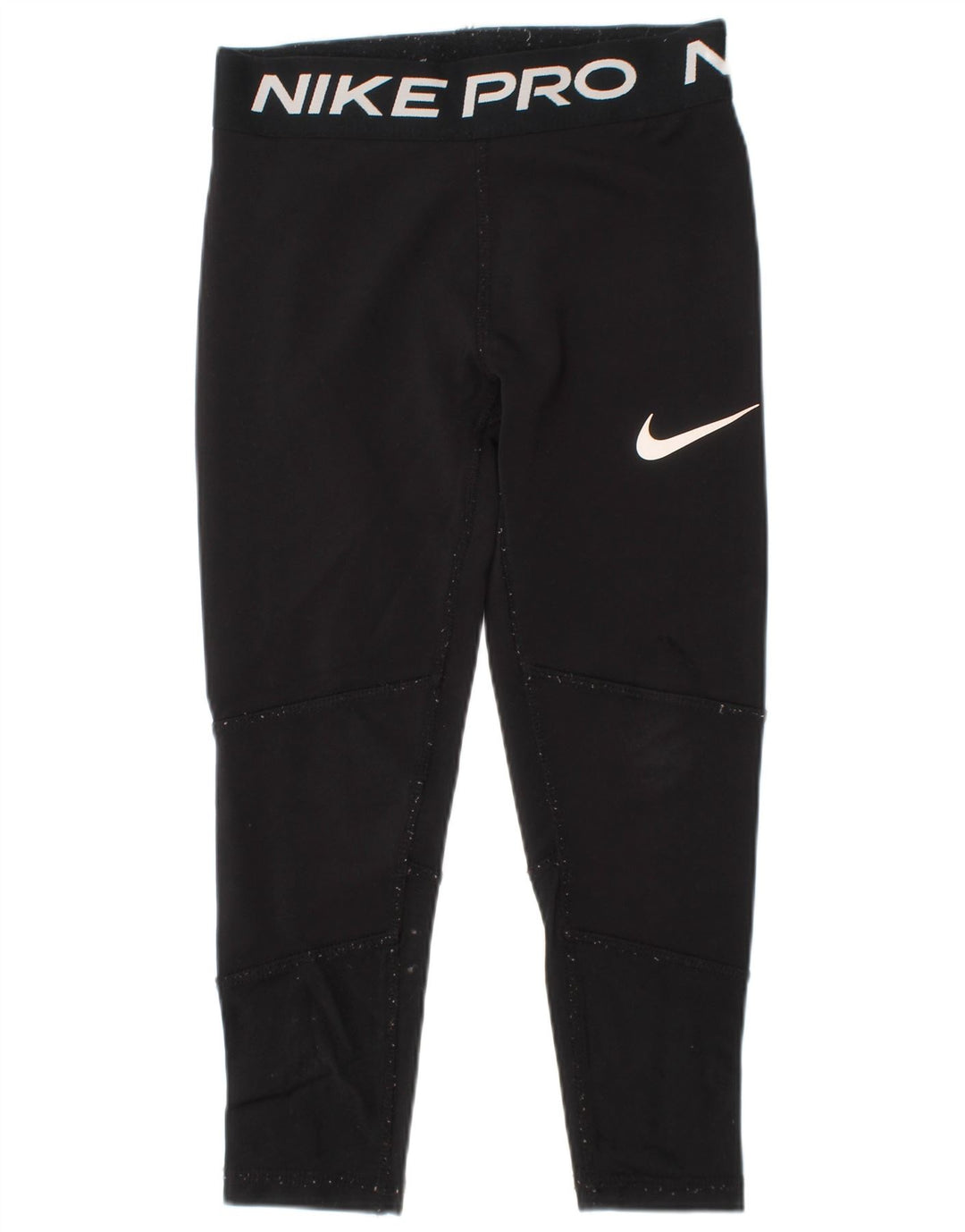 Леггинсы с рисунком Nike Dri Fit для девочек, 4–5 лет, маленький размер, черный полиэстер