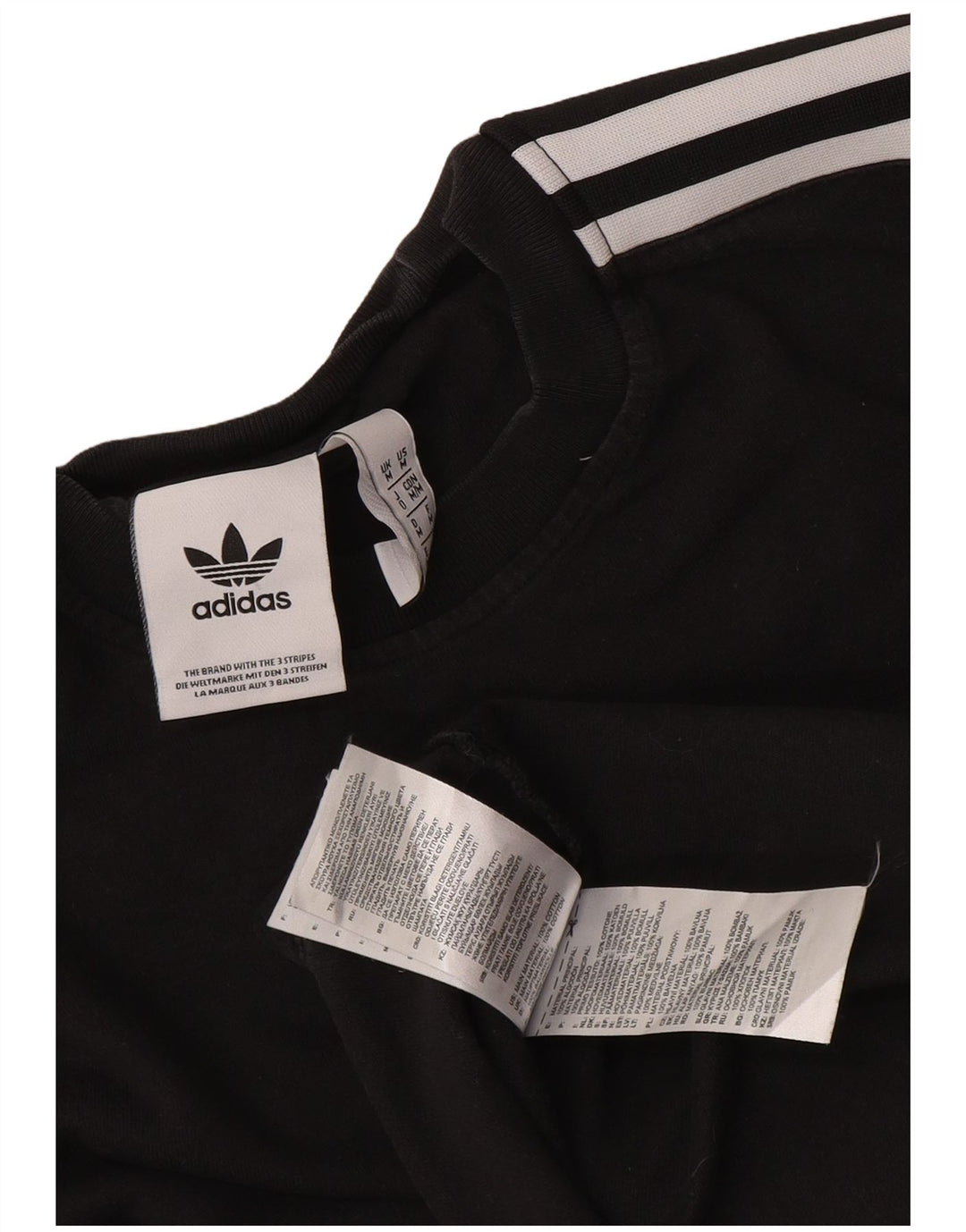 Мужская футболка Adidas Top Medium Black Cotton