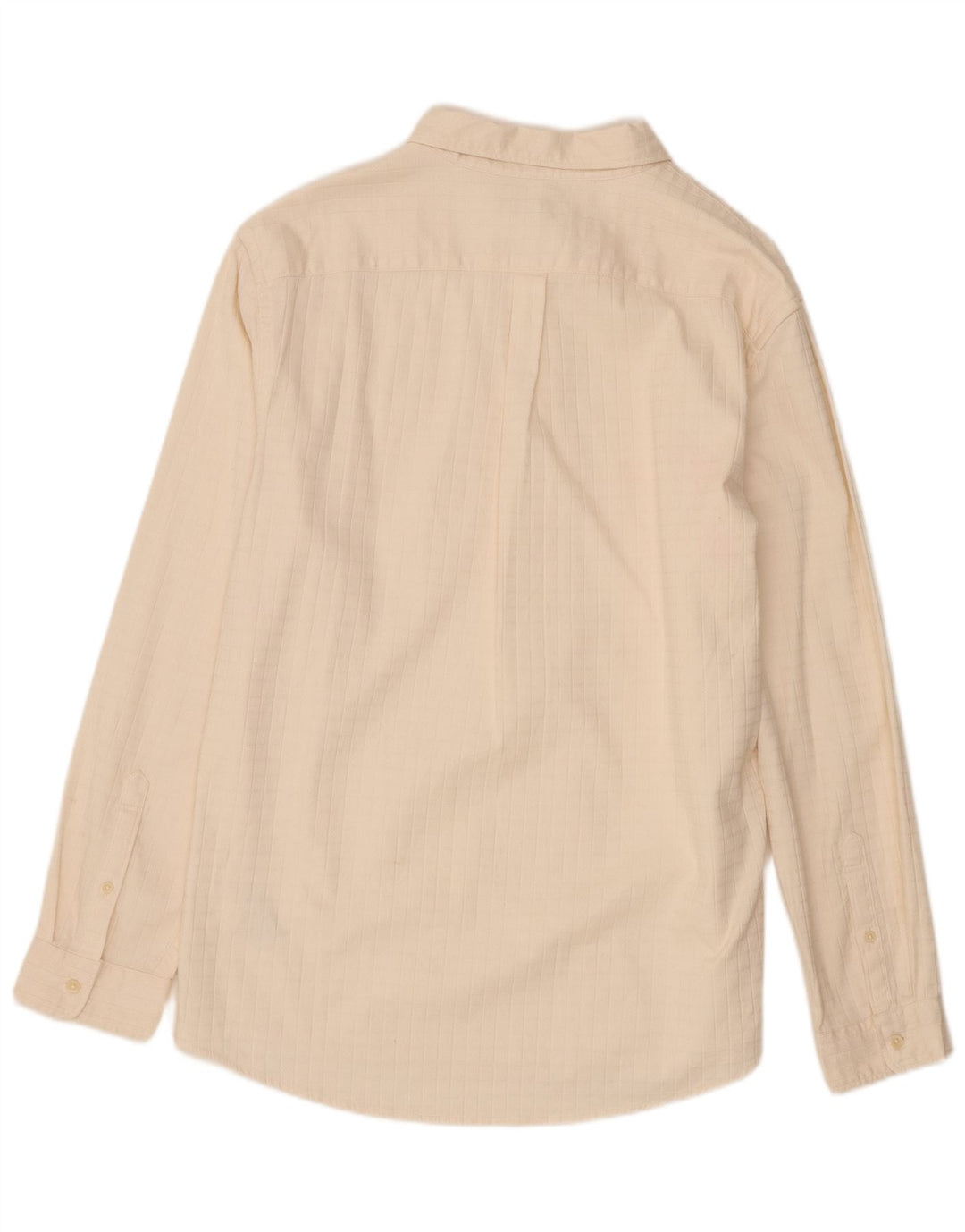 Мужская рубашка Marks & Spencer XL бежевая, хлопок