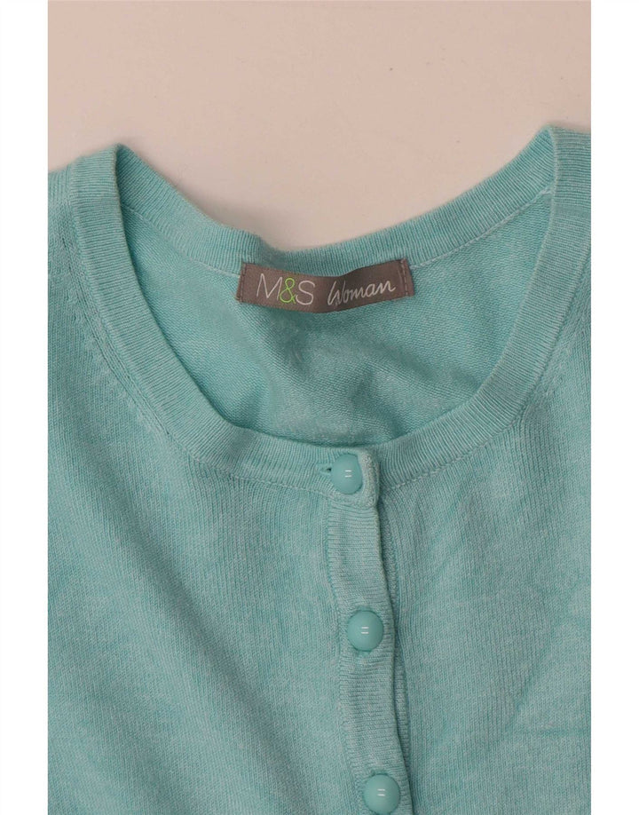 Женский кардиган Marks & Spencer UK 14, средний синий