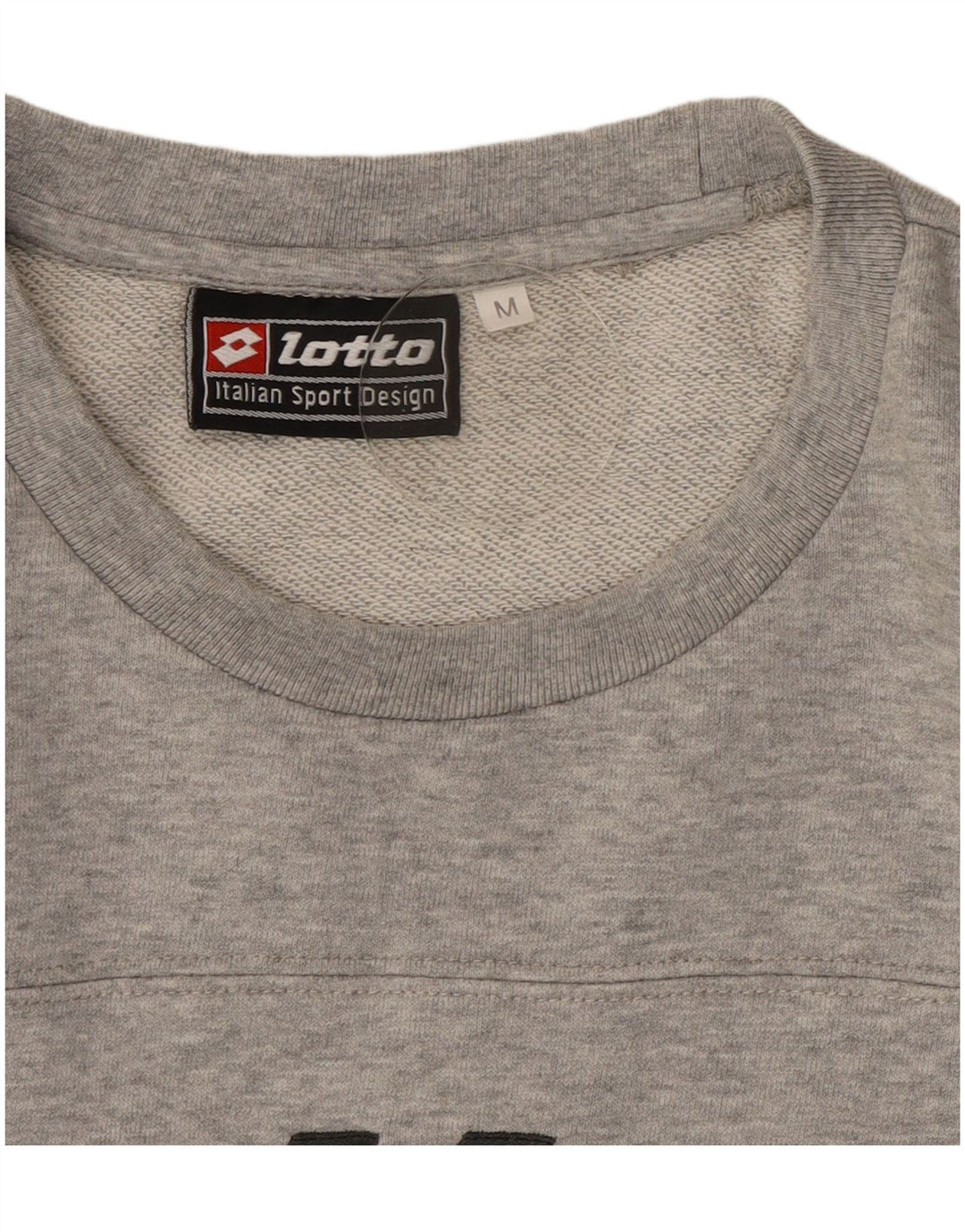 Женский свитер с рисунком Lotto UK 14, хлопковый джемпер среднего серого цвета с крапинками