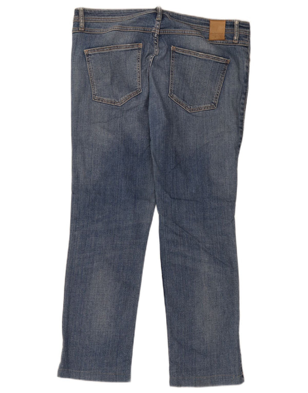 Женские прямые джинсы Zara EU 42, большие W32 L26, синие