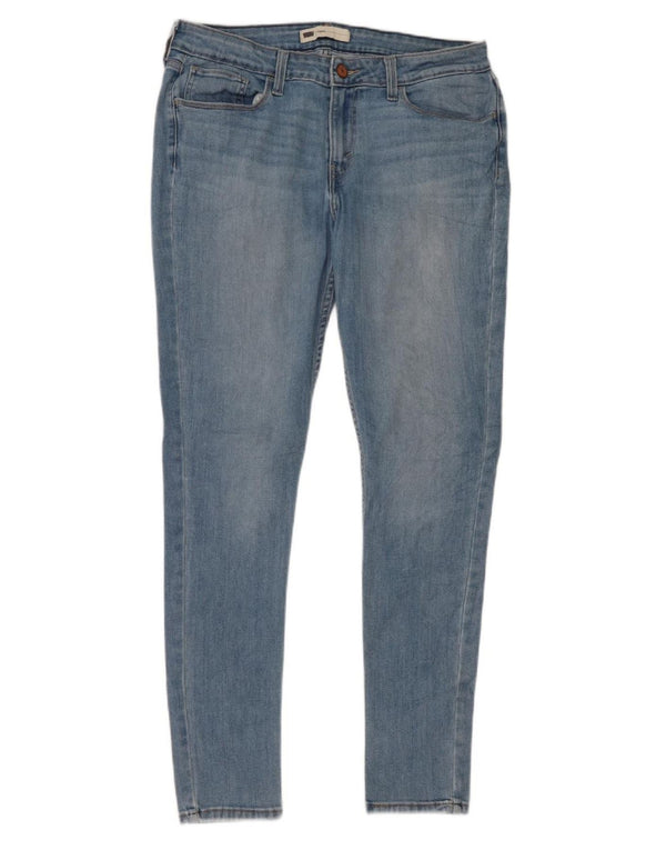 Женские леггинсы скинни Levi's W32 L30, синий хлопок