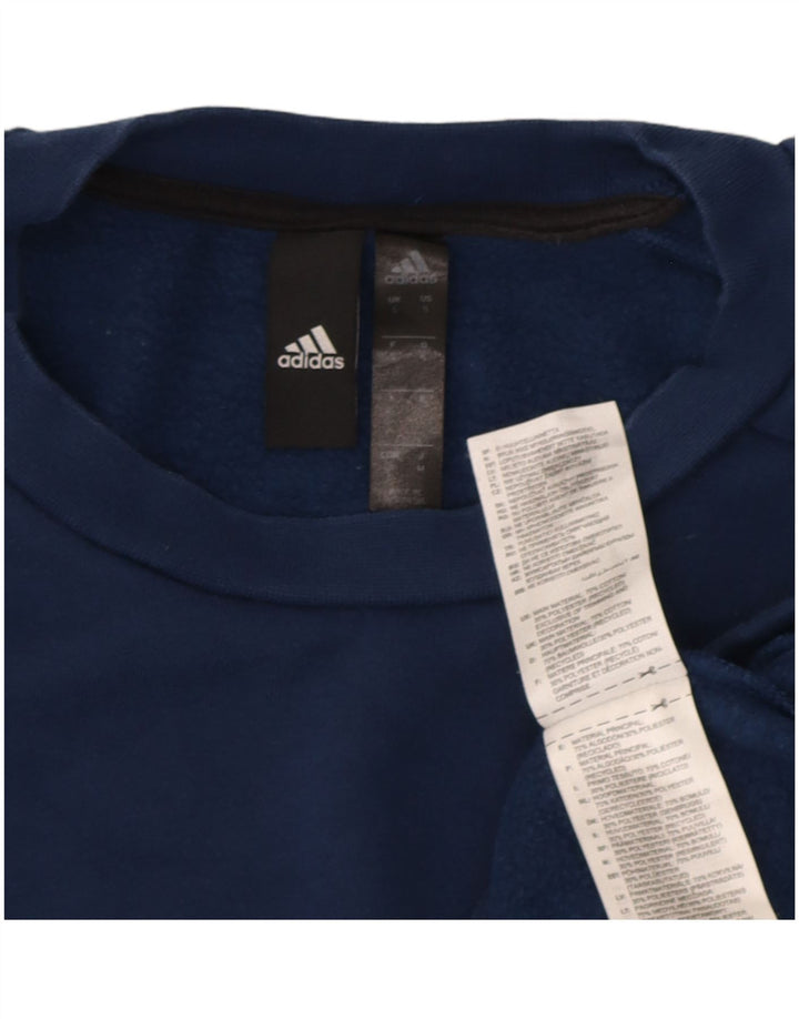 Мужской свитер Adidas, маленький темно-синий, хлопок