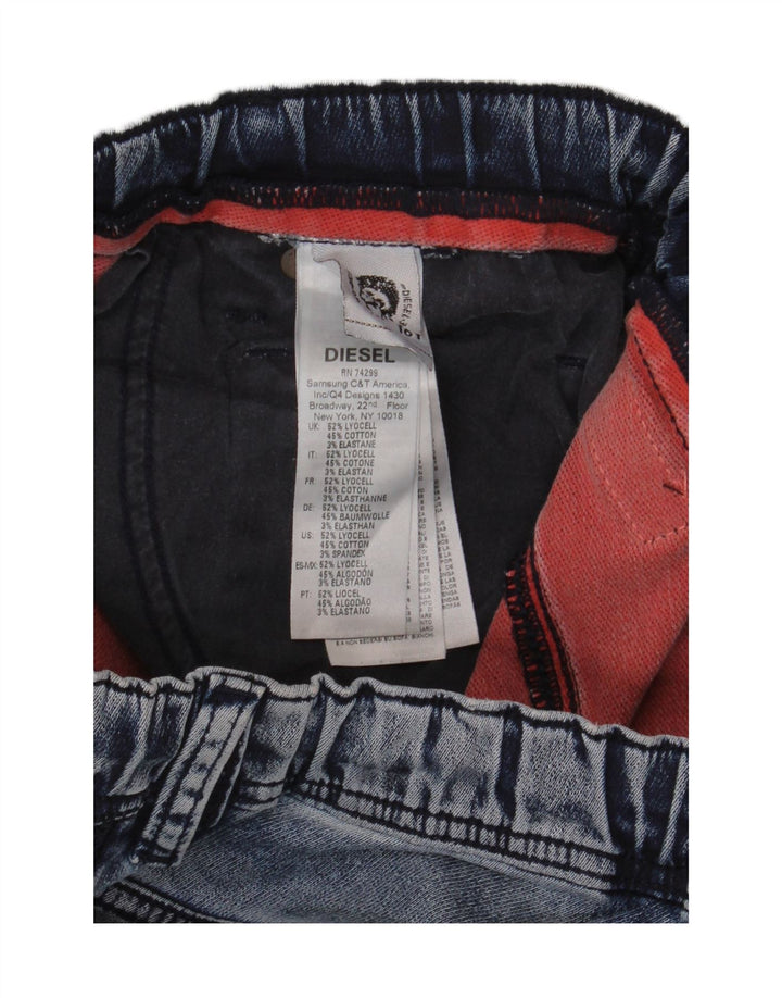 Джинсы-капри DIESEL для мальчиков 15–16 лет W32 L23, синие, лиоцелл
