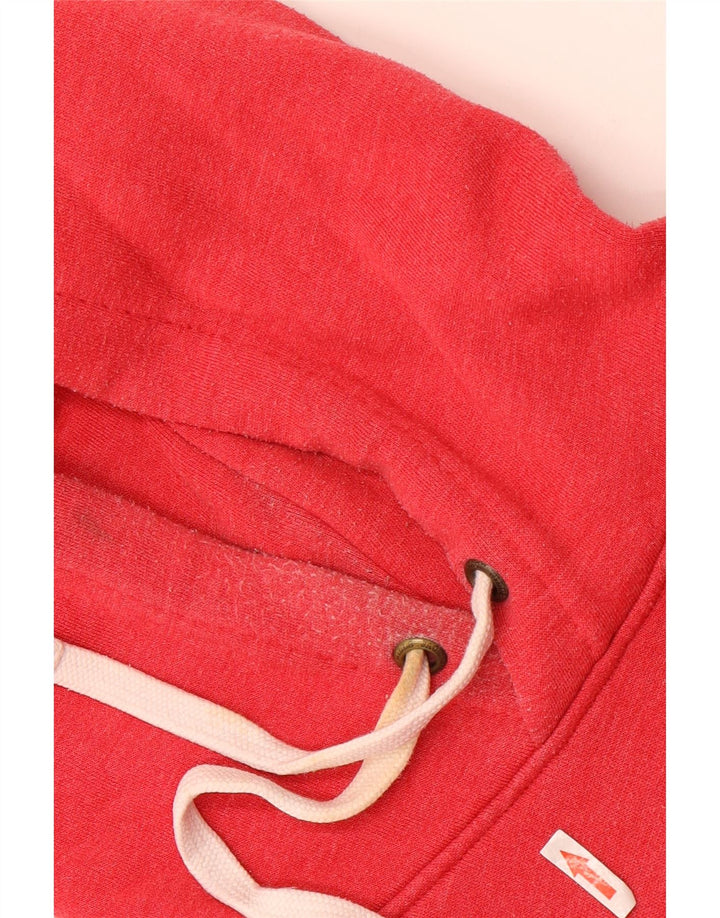 JACK WILLS Мужской джемпер с капюшоном с рисунком, средний красный, хлопок