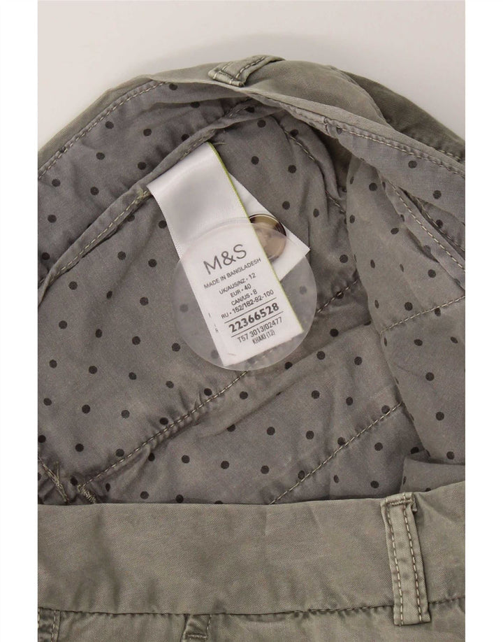 Женские шорты чинос Marks & Spencer UK 12 Medium W32 Хаки Хлопок