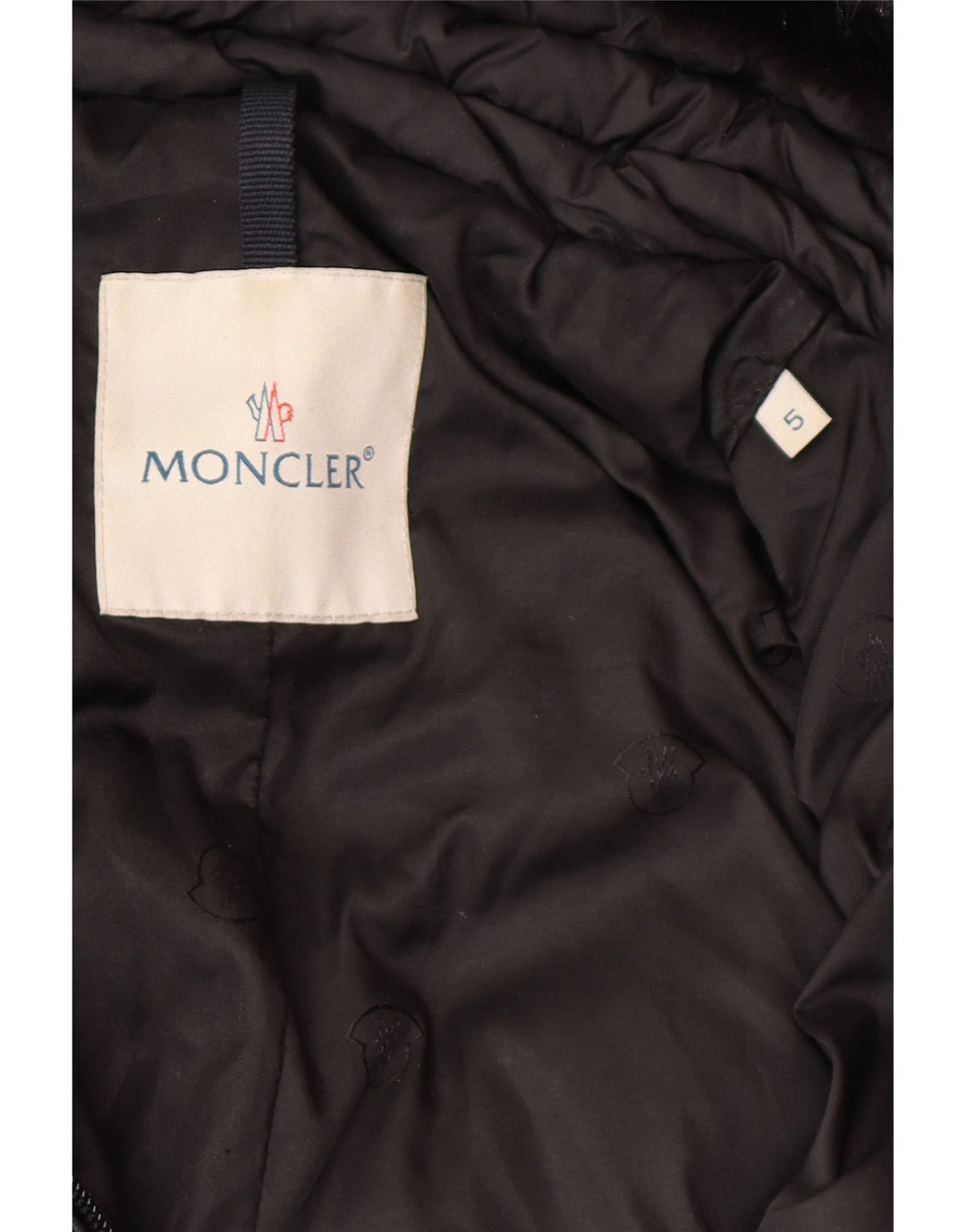 MONCLER Женское стеганое пальто, размер 5 2XL, черный полиэстер, зима