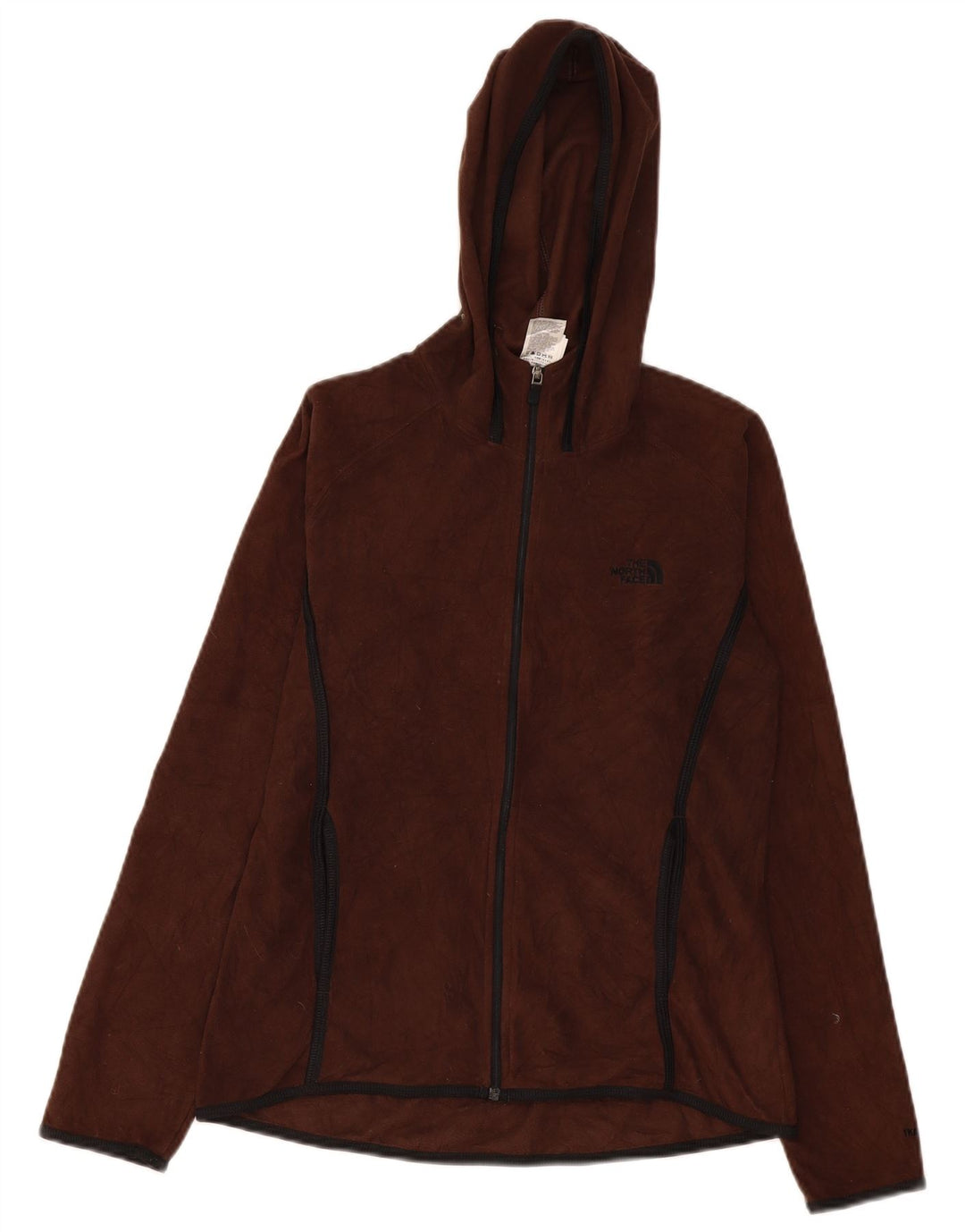 Женская флисовая куртка с капюшоном The North Face UK 12, средний коричневый полиэстер