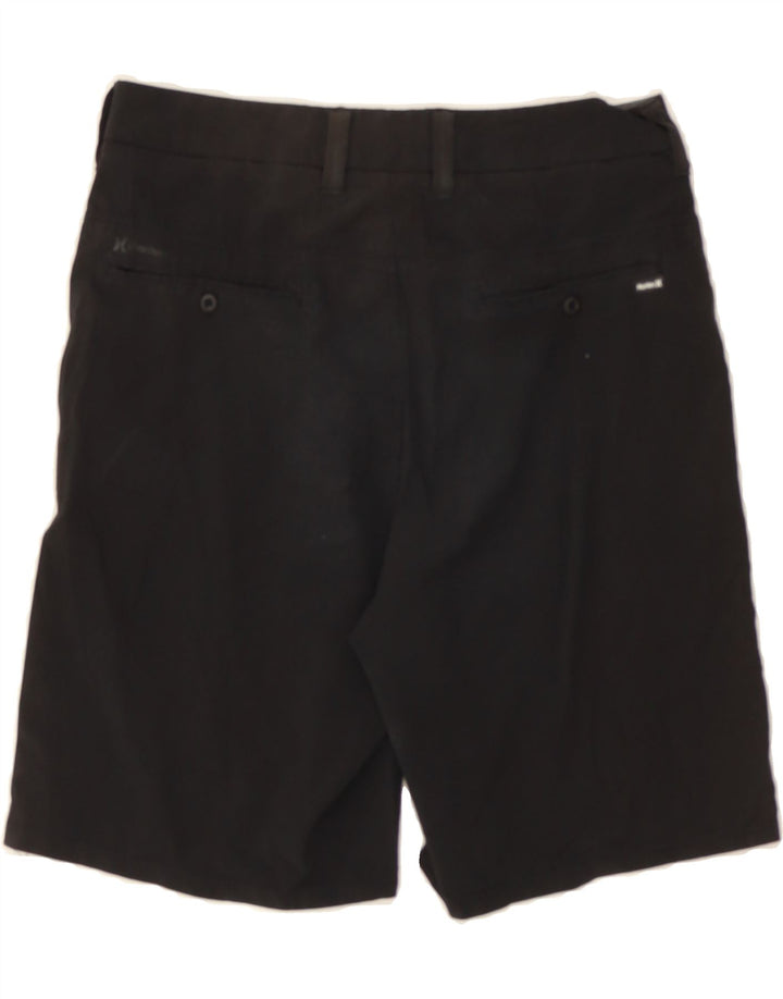 HURLEY Mens Chino Shorts W26 XS Black Vintage Hurley and Second-Hand Hurley from Messina Hembry 