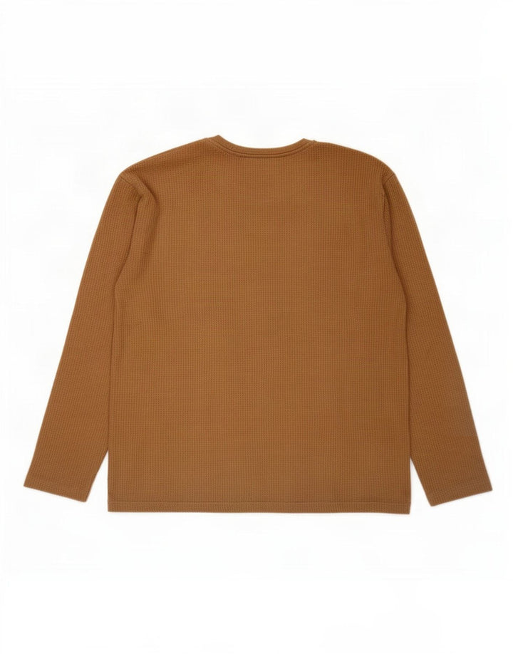 Мужской топ Zara с длинным рукавом, большой бежевый, цветной блок