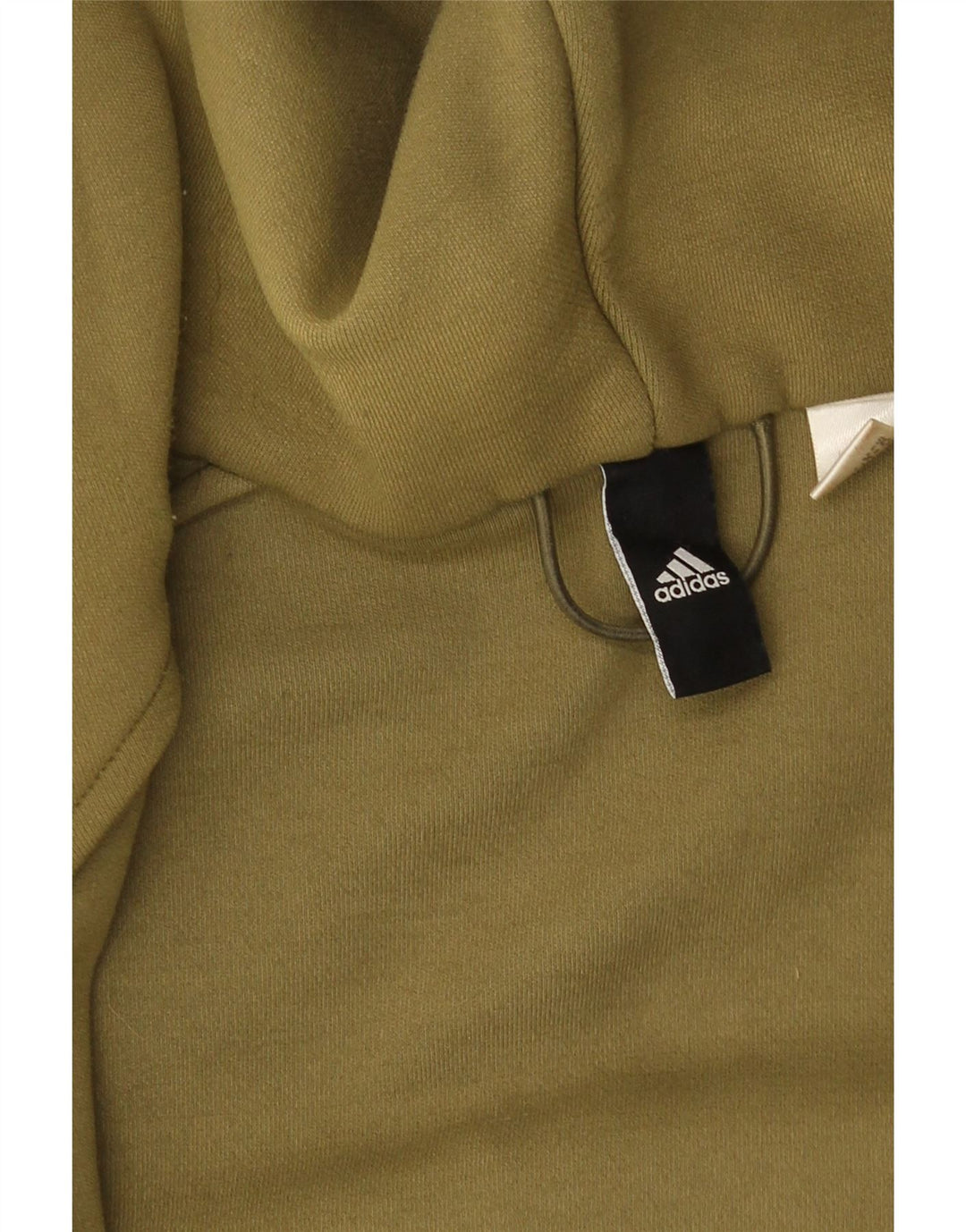 Мужской свитер с капюшоном Adidas на молнии с рисунком, большой, хаки