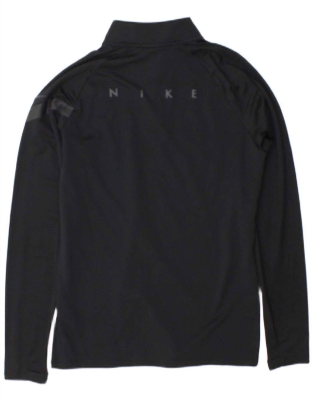 Мужской пуловер на молнии с графическим принтом Nike Dri Fit, спортивный костюм, маленький черный
