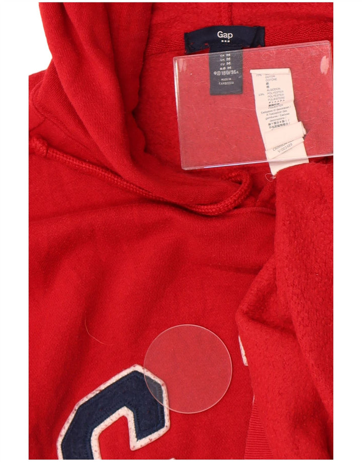 Женский джемпер с капюшоном Gap Oversized UK 14, хлопковый средний красный
