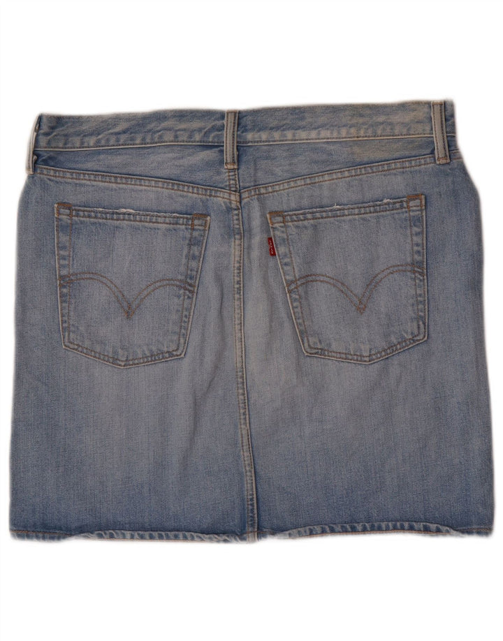 Женская джинсовая мини-юбка Levi's W31, средний синий