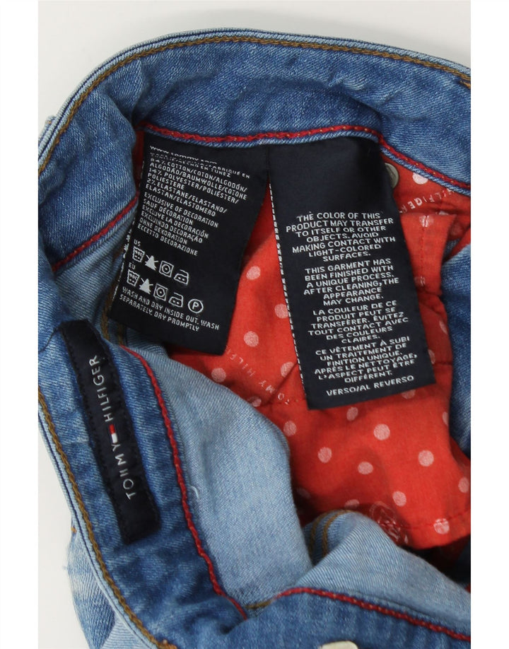 Женская джинсовая юбка Tommy Hilfiger W30, средний синий хлопок