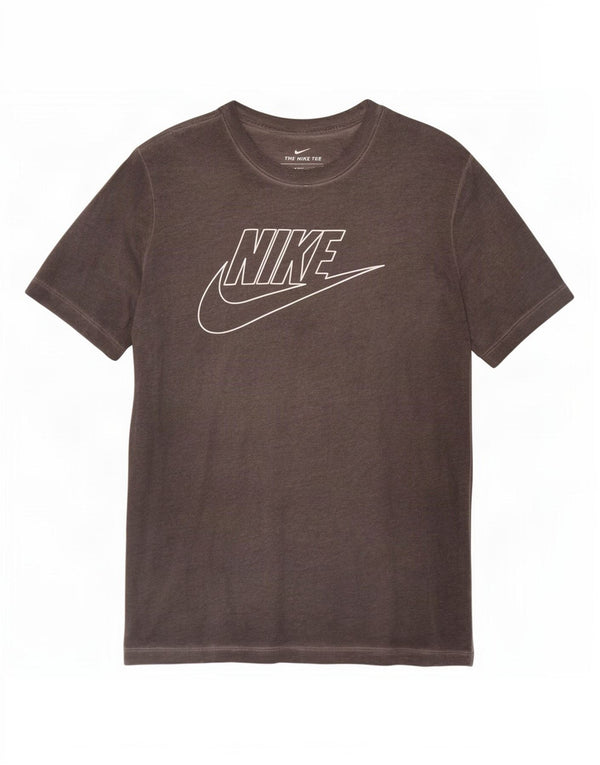 Мужская футболка с рисунком Nike, большая серая