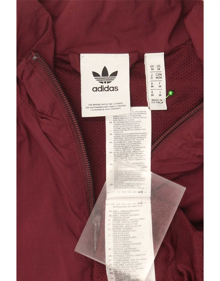 Мужской спортивный костюм Adidas Top Jacket Medium Burgundy Nylon