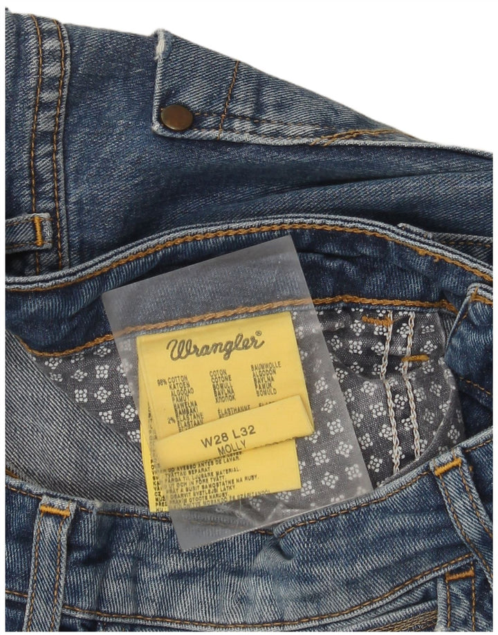 Женские зауженные джинсы Wrangler Molly W28 L32, синий хлопок