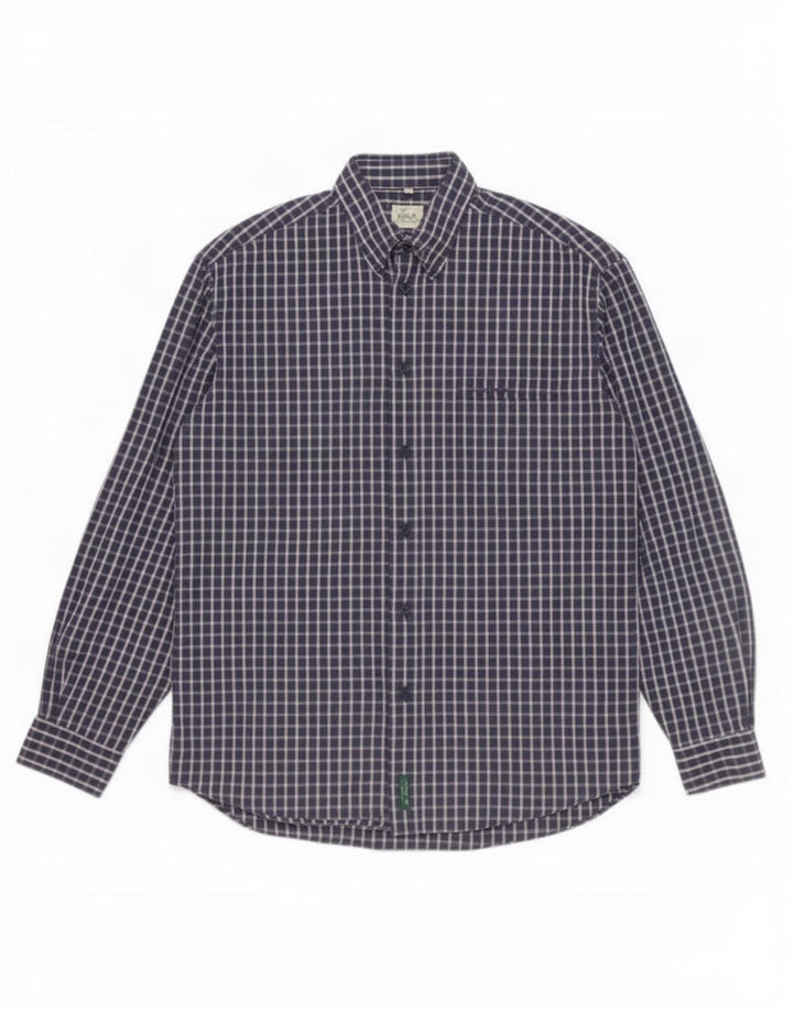 Мужская рубашка Ben Sherman, большая синяя клетка