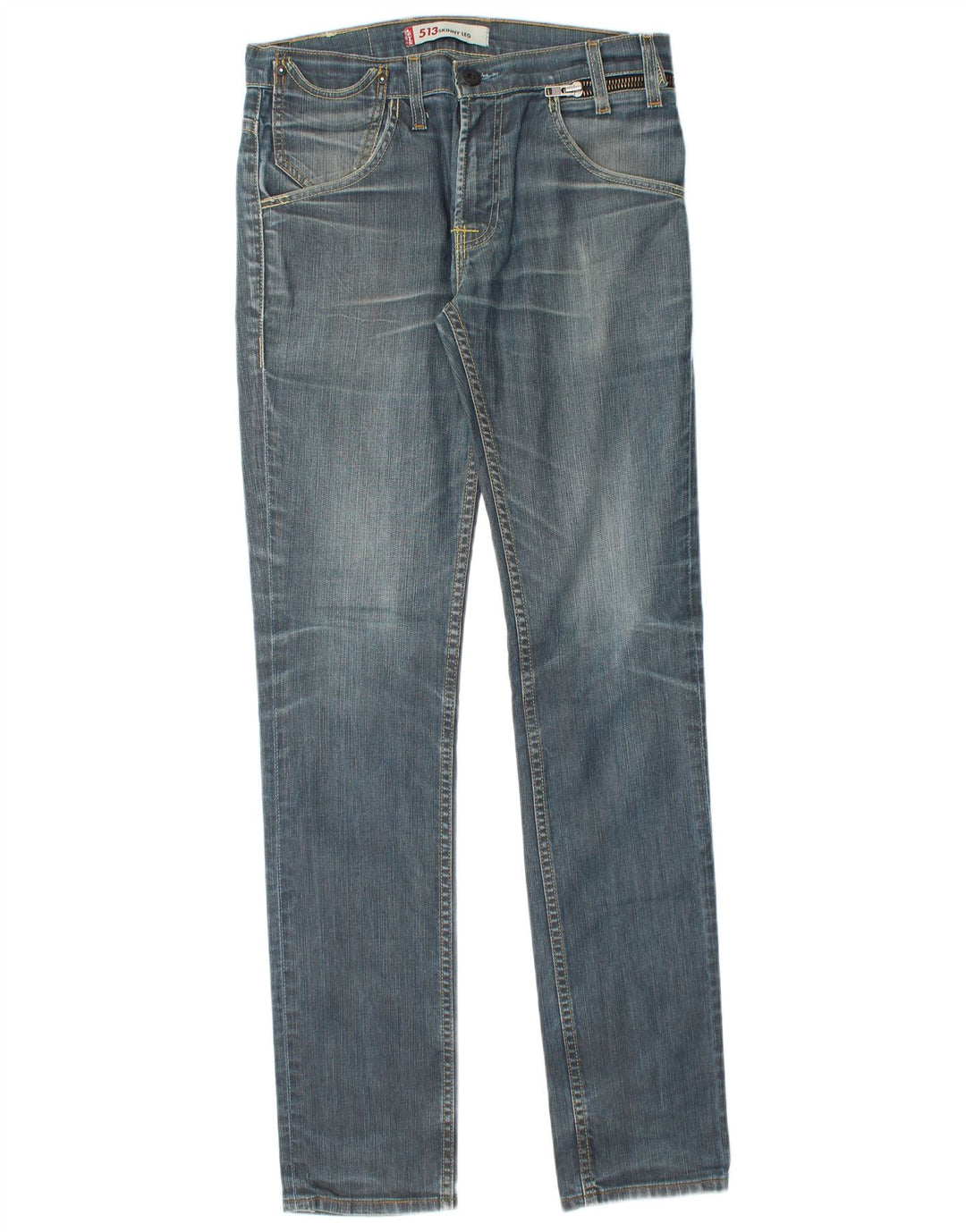 Женские джинсы скинни LEVI'S 513 W32 L35 Синие